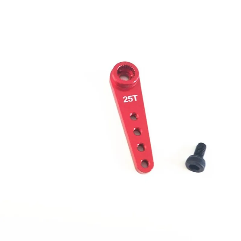 Standard Servo Horn 25T Aluminum Arm 25 Teeth For Futaba JX Steering Gear Long Rocker Metal Rudder