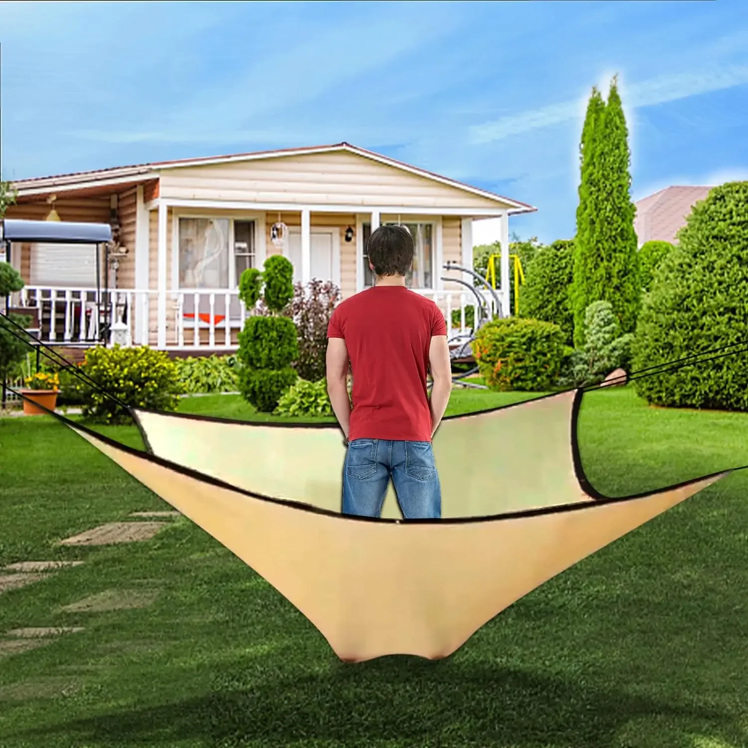 Sun Shade Cloth -Garden Shade Mesh Netting Cover with Grommets for Outdoor Pergola Patio Deck Plants Greenhouse  Swimming Pool