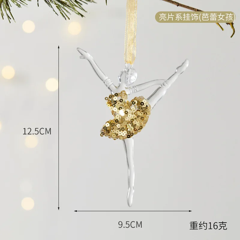 

Christmas Snowflake Christmas Tree Acrylic Phnom Penh Transparent Snowflake Christmas Tree Window Snowflake Decorative Pendant