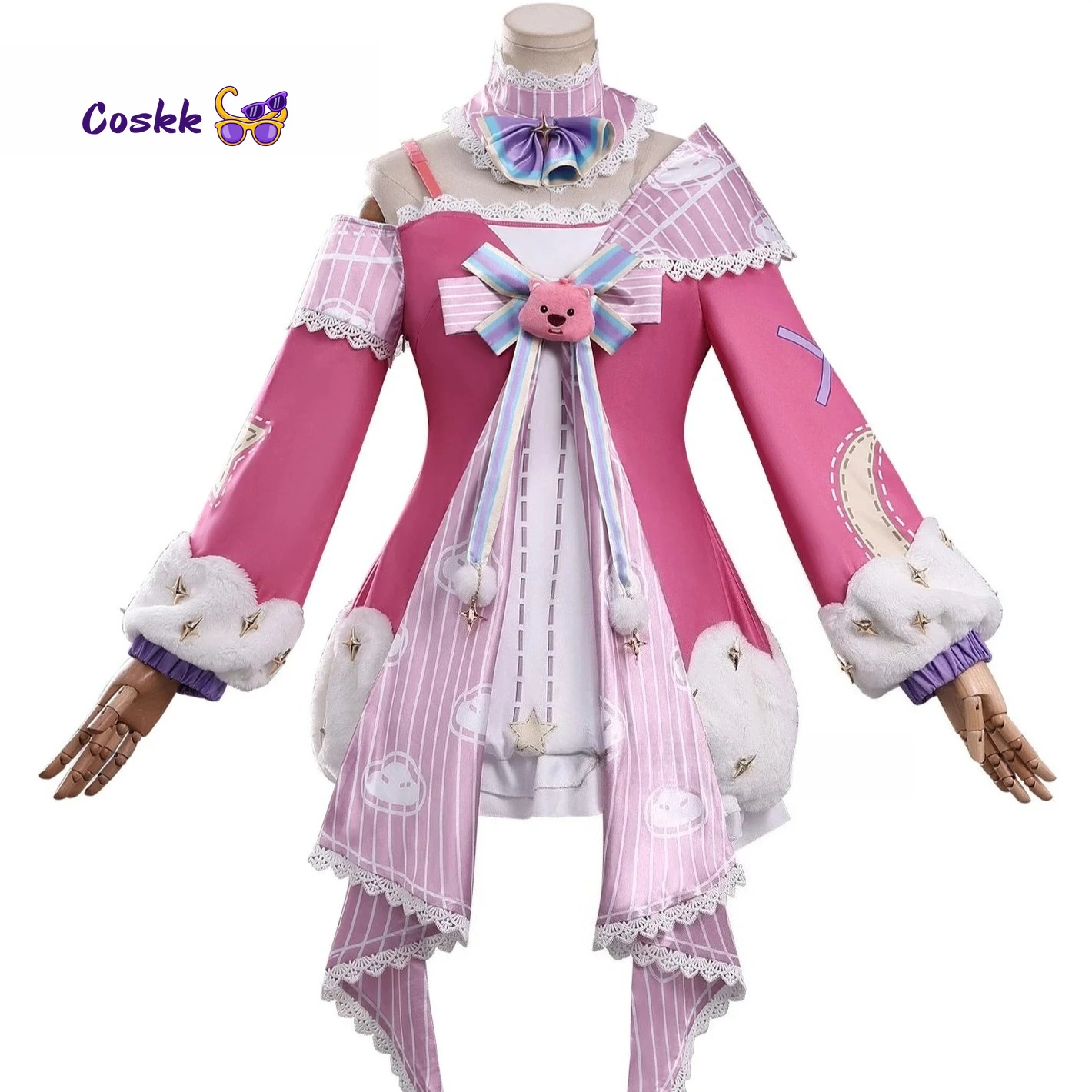 

Supernatural Action Group Alice Collab Dress Game Outfit Cosplay Costume