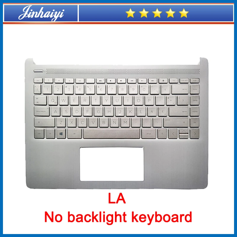 

LA keyboard palmrest for HP 14-DQ FQ FR TPN-Q221 Q242 laptop keyboard upper cover case