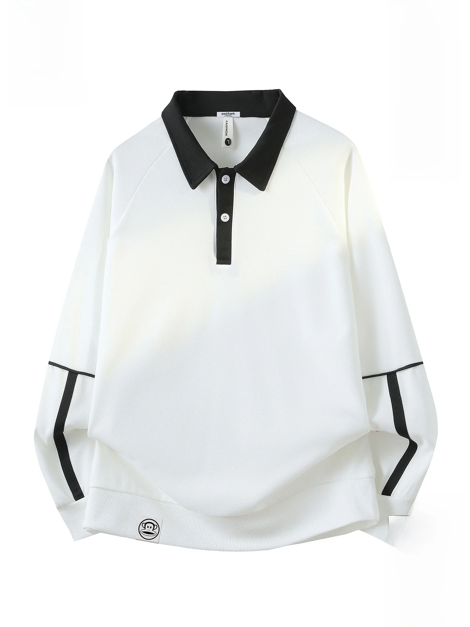 

Мужская зимняя спортивная толстовка Paul Frank свободного кроя с флисовой подкладкой, контрастным воротником, повседневная верхняя одежда для молодежи