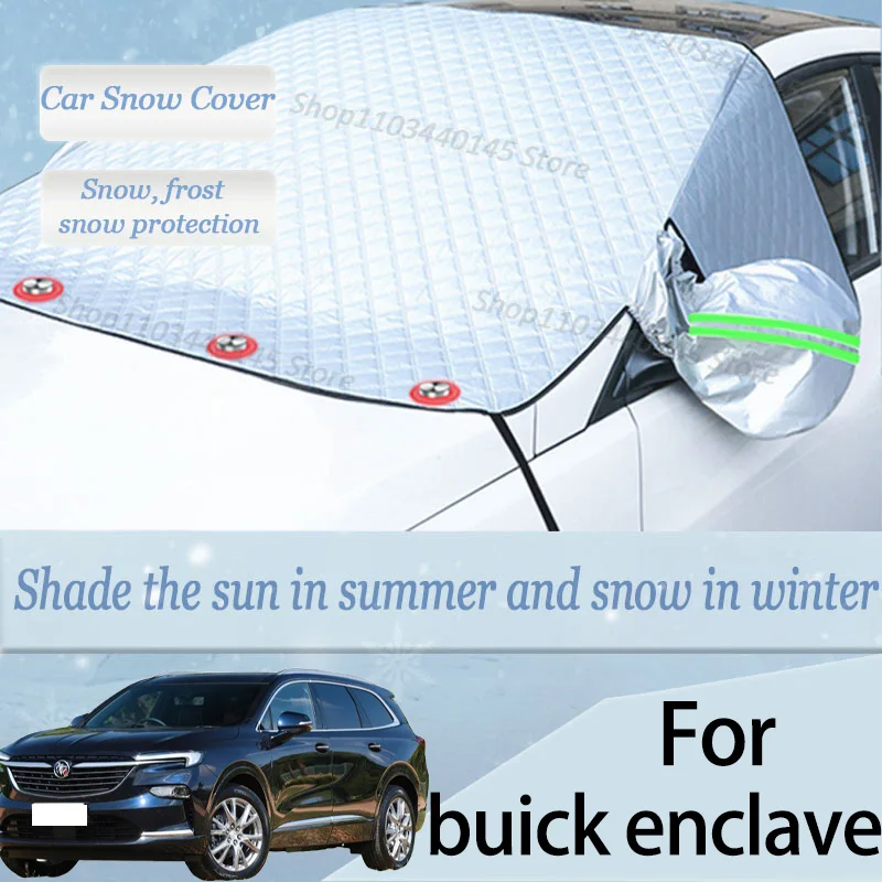 

For buick enclave car Snow Windscreen, Snow, Frost, Dust and UV Visor, Winter car clothing, thick magnetic