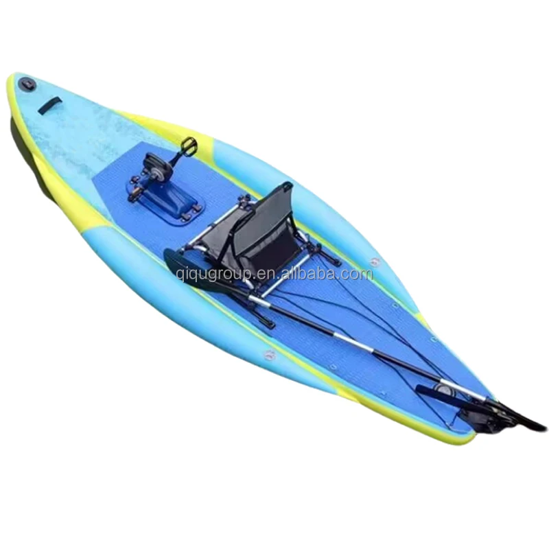 Cena producenta Materiał LLDPE Wytrzymały Nadmuchiwany Kajak Wodny z Pedałami na Zamówienie