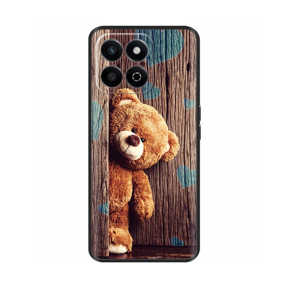 Case For Honor X7c 4G Luxury Shockproof Soft Black Silicone TPU Phone Cover For Huawei Honor X7c Protective Shell Bumper Fundas
