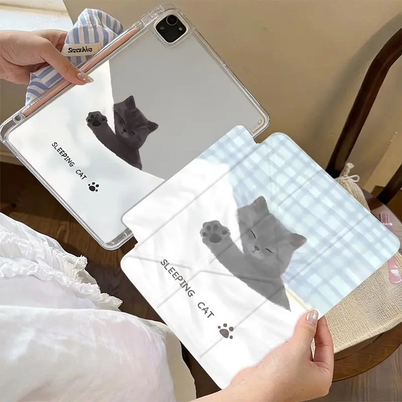 Full Body Shockproof 3+Y Fold Case For IPad Mini6 8.3 Pro 11 2024 iPad10.2 7/8/9th 4/5th 10.9 iPad A16 2025 11th Air11/13inch