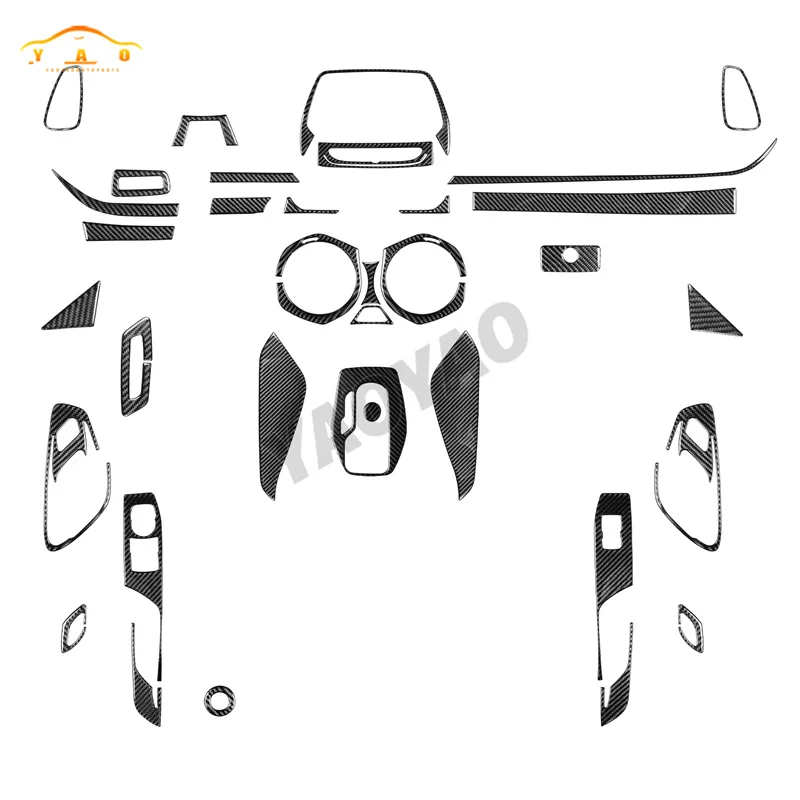 

Carbon Fiber Trim Cover Sticker For Chevrolet Camaro 2016-2022 Car Interior Accessories