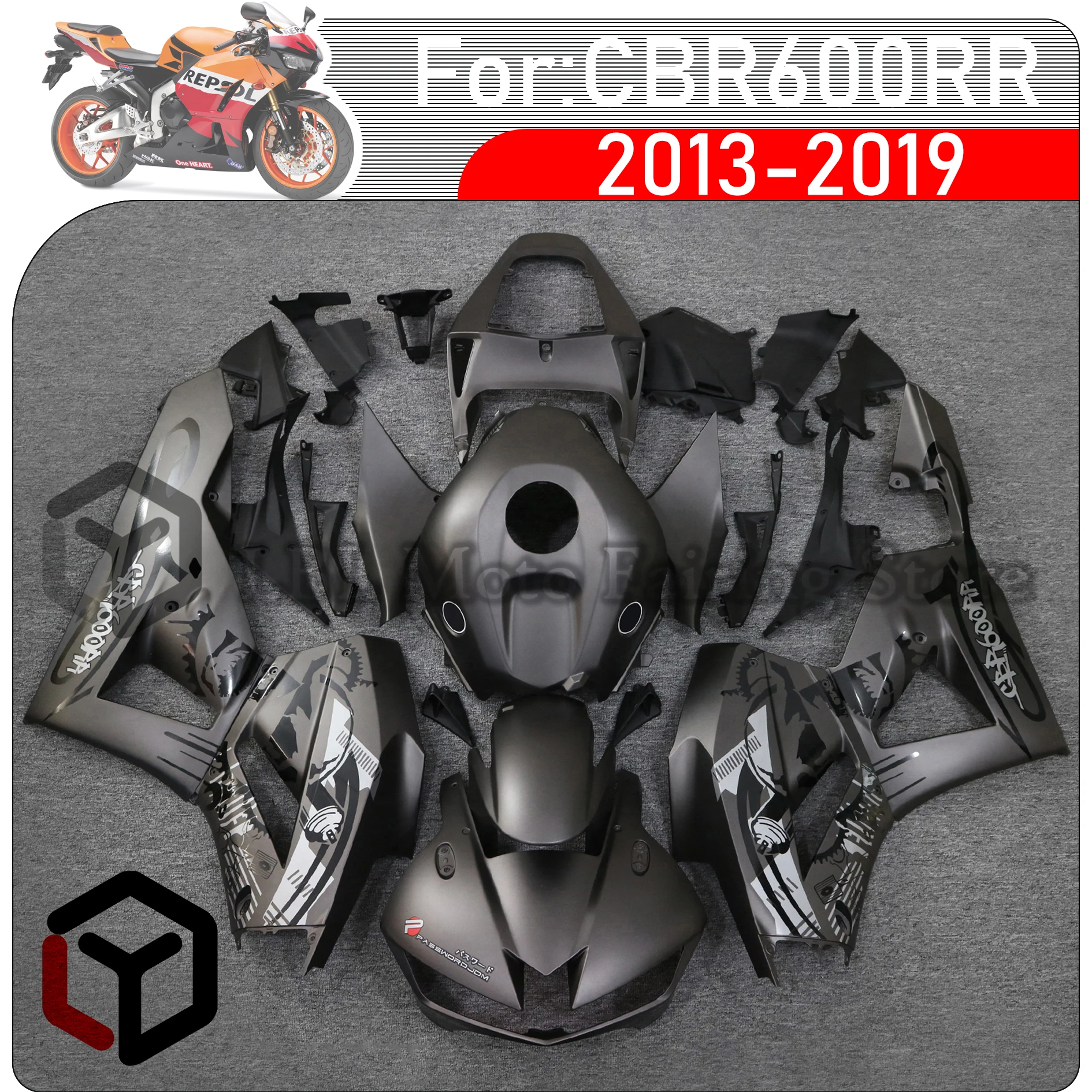 Motorcycle Full Body Fit Fairing For Honda CBR 600RR Repsol F5 2013-2019 Full Bodywork Cowl Cover HONDA CBR600RR F5 2013-2019