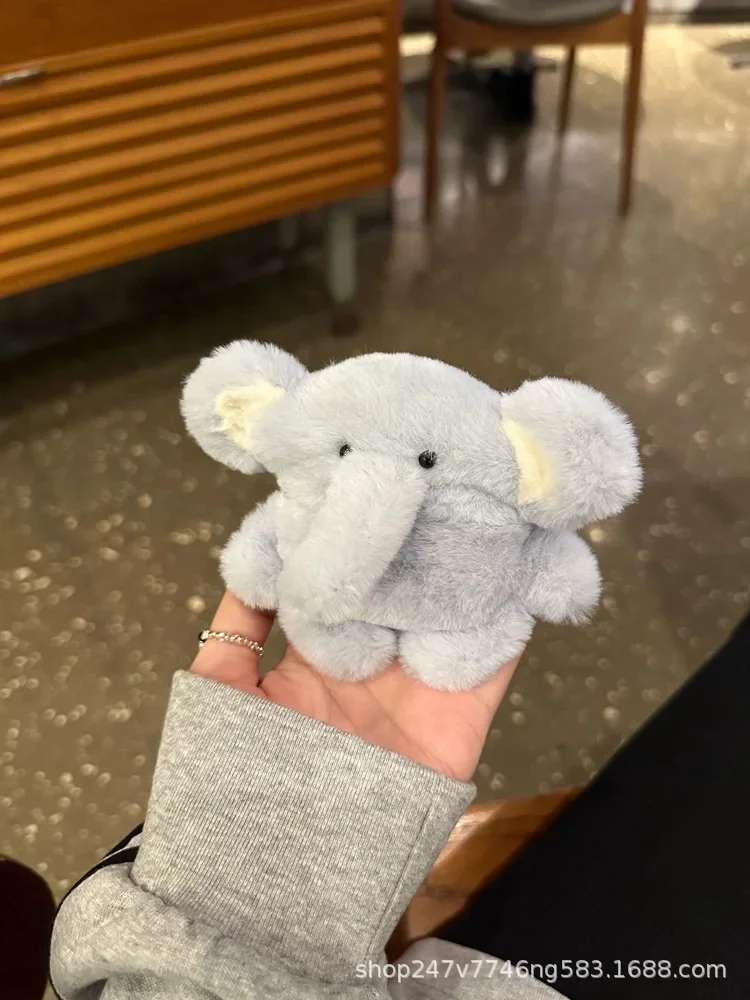 Plush Elephant Case for AirPods 4 Airpod 1 2 3 Pro Pro2  Bluetooth Earbuds Charging Box Protective Earphone Case Cover