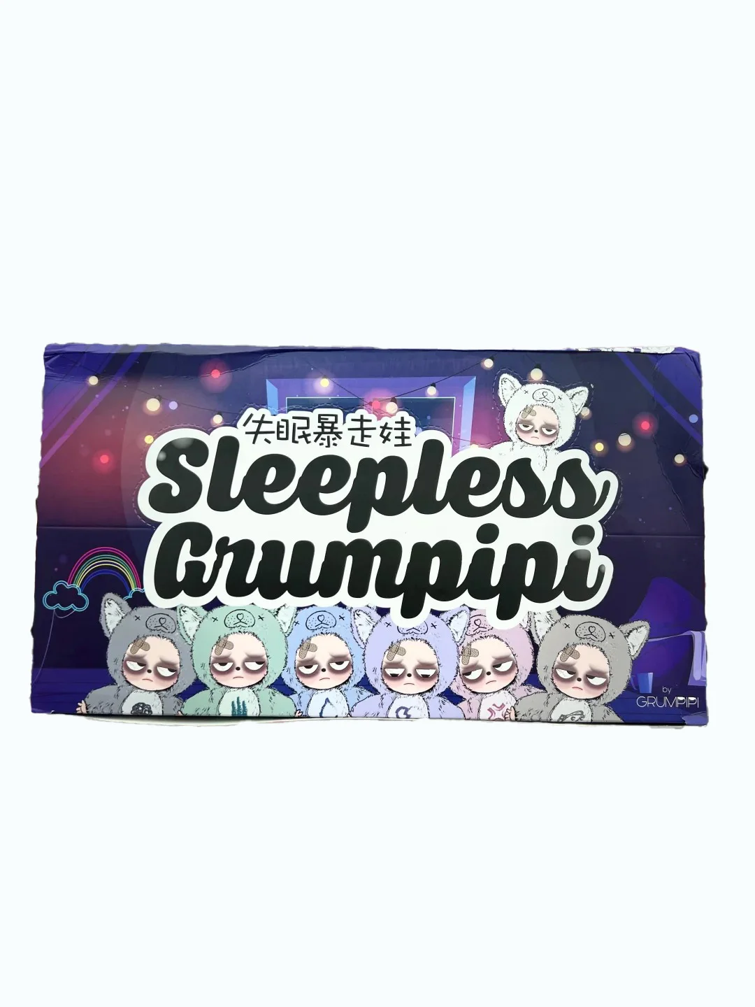 سلسلة Grumpipi بدون نوم صندوق أعمى دمية الفينيل سر مفاجأة أفخم قلادة غاضب plushcollector لعبة الهدايا المفاتيح