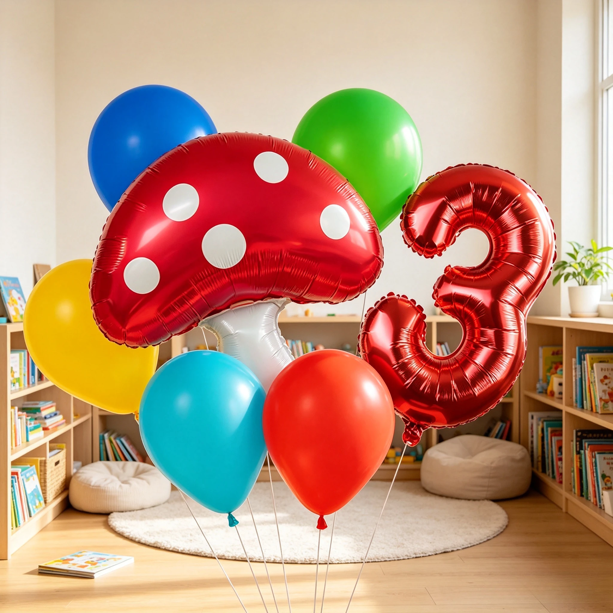 Wedding Superstar - Cute Mushroom Star Shaped Balloons Balloon