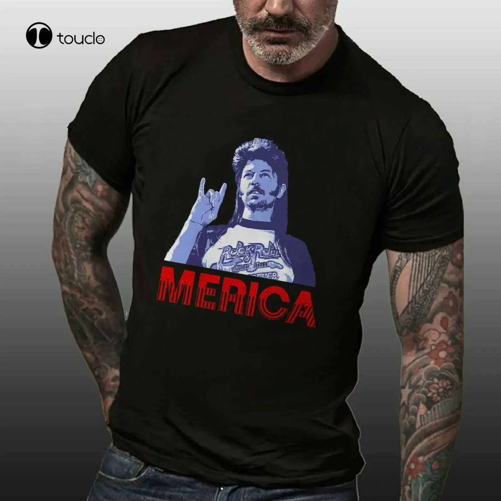 Joe Dirt Merica Unisex T Shirt Black Cotton S-6Xl