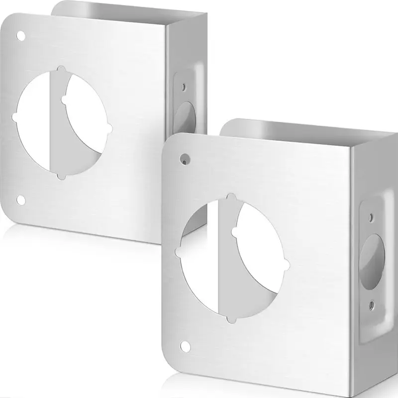 

A99E-Lock And Door Reinforcement Plate 1-3/4-Inch Thick By 2-3/8-Inch Backset 2-1/8-Inch Bore Doors Reinforce Repair