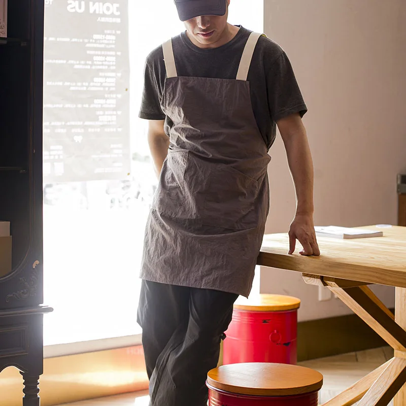 

Lightweight Breathable Waterproof Apron uitable Both Men Women Wear-resistant Dirt Resistant Non Greasy Pet Store Bib Work G1