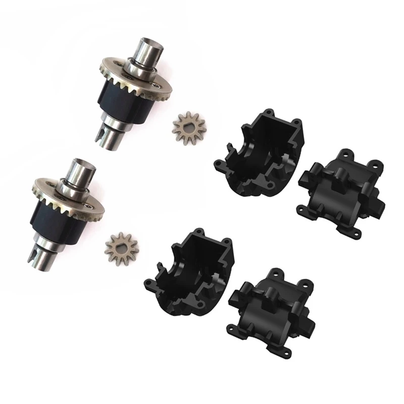 2 Set differenziale in metallo e cambio per SG1603 SG1604 SG1605 UDIRC UD1601 UD1602 UD1603 1/16 RC Car upgrade Parts