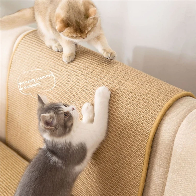 Cat scratch board Cat Scratch Guards Mat Cat Claw sharpener Cat products Sisal Sofa Mats Furniture Protector Anti cat scratch