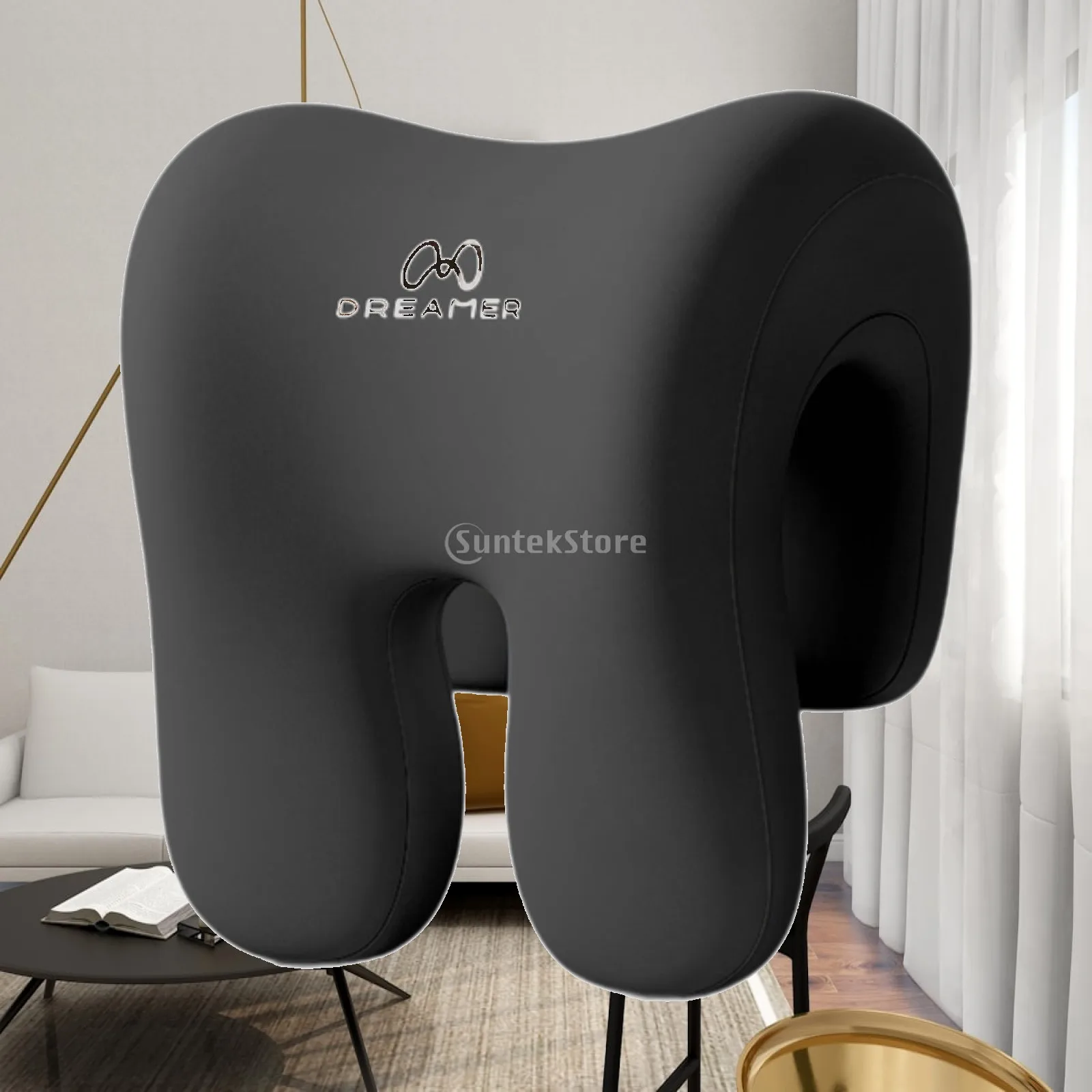 Portable Office Napping Pillow Removable Memory Foam Chair Cushion for Comfortable Power Nap