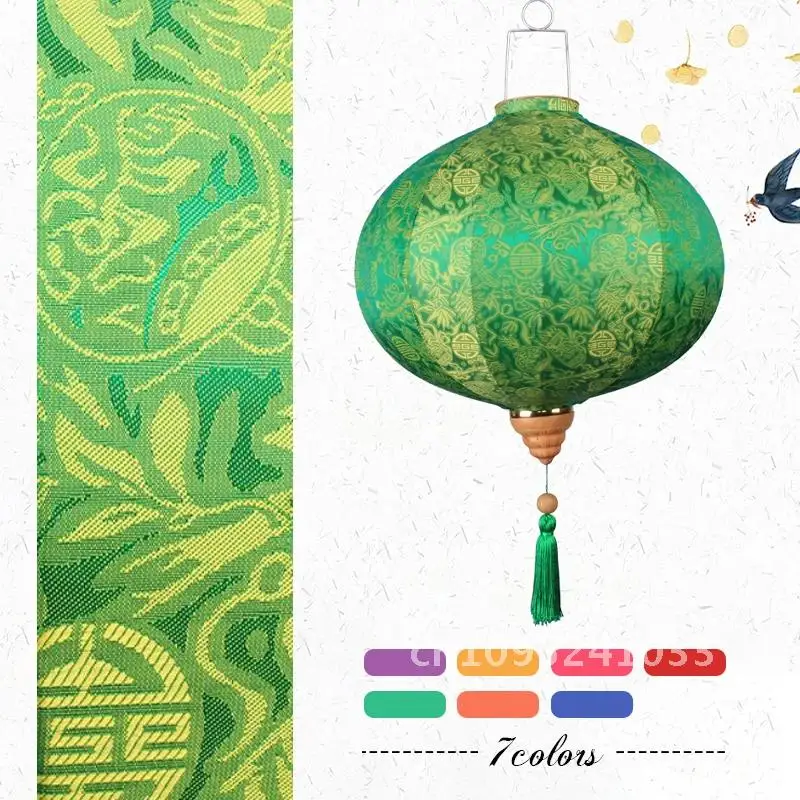 

12/14 Inch Retro Chinese Floral Silk Lanterns Japan Vietnam For Wedding Festival Decor Lantern Year New Spring Traditional