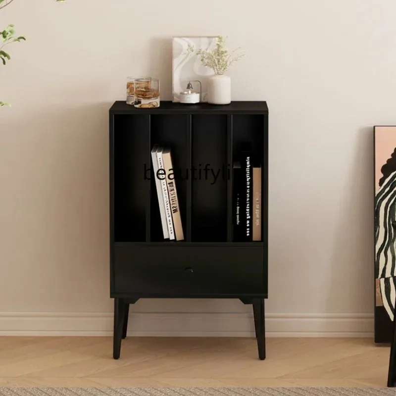 A506 Nordic Bookcase Day Magazine Living Room Storage Bookshelf Sofa Side Cabinet