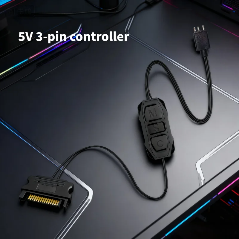 

CX FUTRUE ARGB Manual Controller 3-pin 5V ARGB RGB 12V 3-button Mini Controller