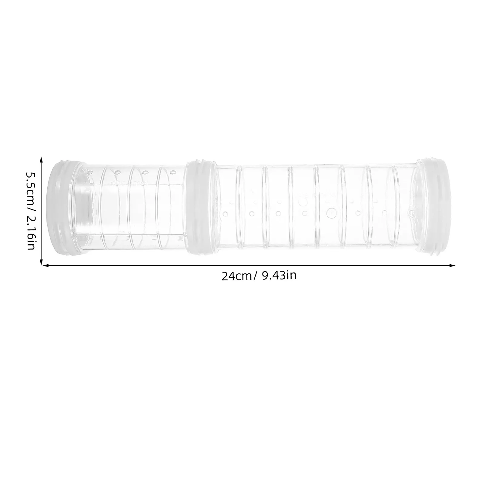 1Set Hamster Tube Transparent Connectable Tunnel Kit for Mouse Rat Small Animal Cage Play Exercise Easy Assembly Clear Enclosure