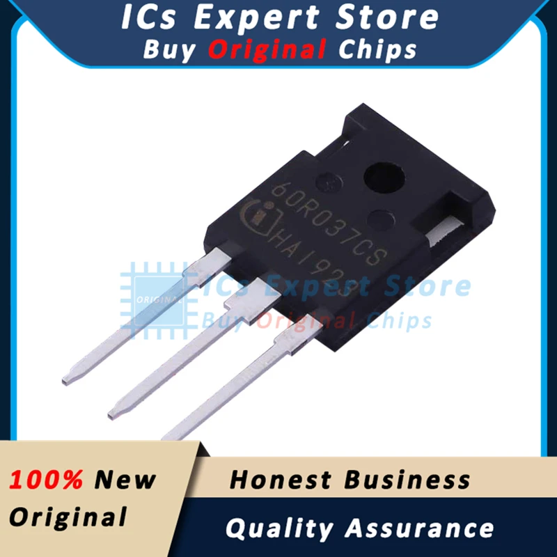 2PCS/LOT Original Transistor IPW60R037CSFD N Channel 650V 54A MOSFET 60R037CS IPW60R037CSFD TO-247-3