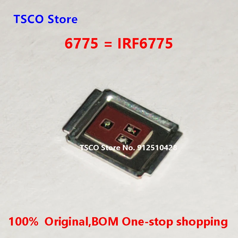 (10 Piece/LOT) 6775  , IRF6775MTRPBF  QFN   MOSFET N-CH Si 150V 4.9A New Original