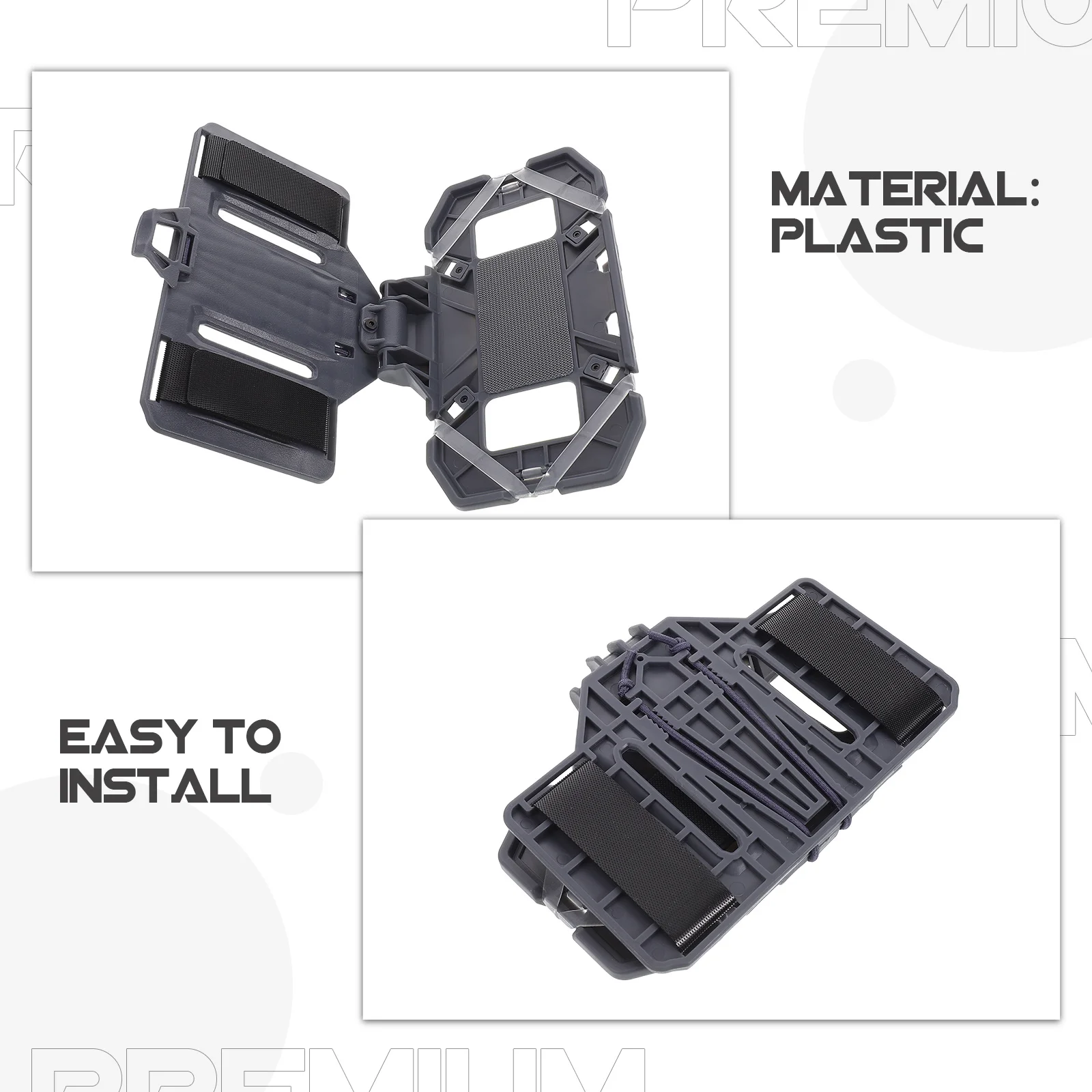 Chest Mounted Phone Carrier Multifunctional Lightweight Harness For Navigation Board Outdoor Hiking Hunting Vest