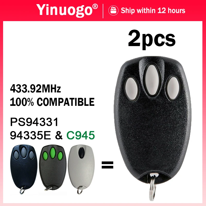 94335E 1A6518 1A5639-7 D-66793 Homentry PS94331 001A6518 MERLIN C945 Garage Door Remote Control Gate Opener
