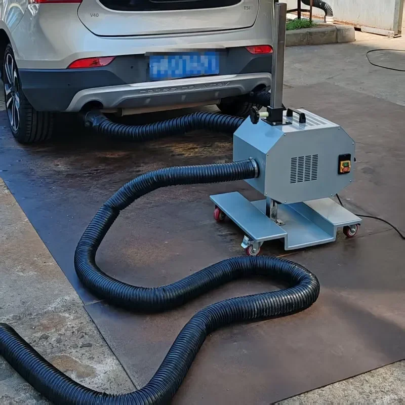 Industrial smoke purifier semi-automatic mobile high-efficiency automotive workshop equipment