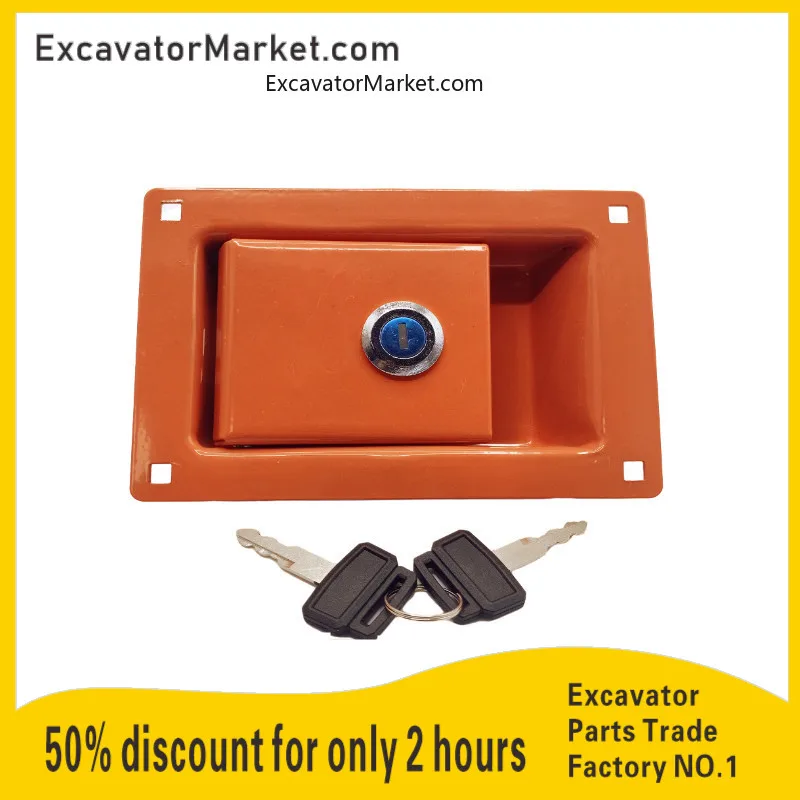 

For DOOSAN Side Door Lock Toolbox DH DX DAEWOO 150 220 215 225 300-7 Cylinder Key high quality durable excavator accessories