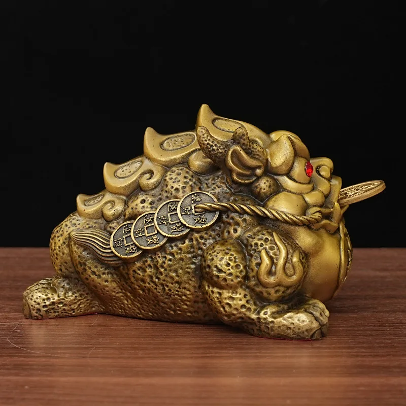 Ornament, Cicada, Three-legged Golden Toad, Bronze Ingo