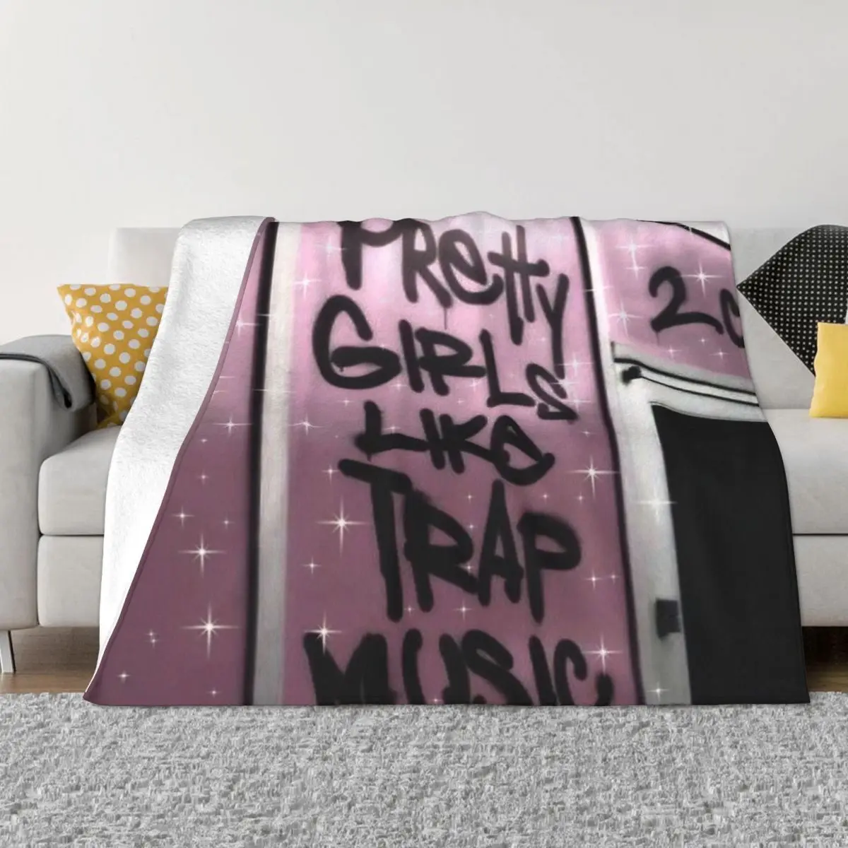 Pretty Girls Like Trap Music 2 Anime Blankets Quilt For Bed Blankets And Throws Throw Blanket