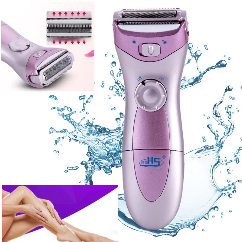 Portable Electric Lady Razor Pubic Trimmer Body Shaver Women Bikini Hair Remover Intimate Part Leg Arm Haircut Clipper Epilator