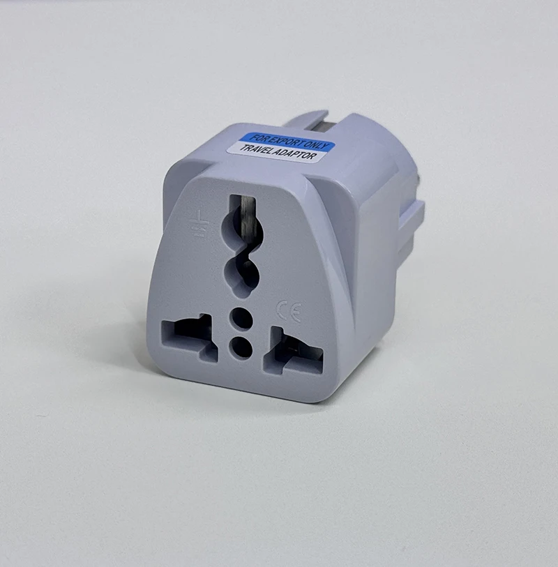 Universal EU Plug Grey Adapter International AU UK US To Euro KR Travel Adaptor Electrical Converter Power Socket Wholesale