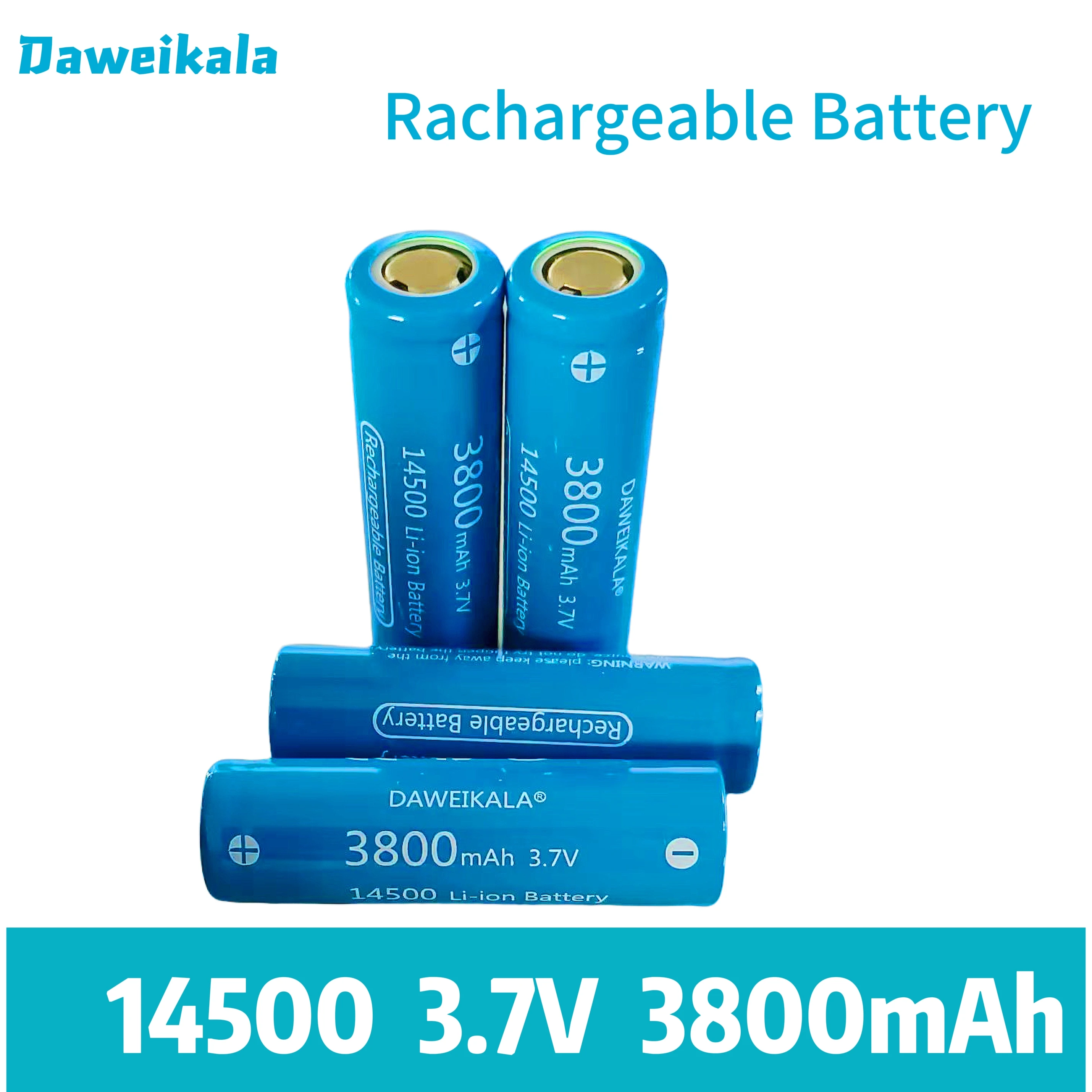 14500 Литий-ионный аккумулятор большой емкости 3,7 В, 3800 мАч — перезаряжаемый для электрических зубных щеток, бритв и парикмахерских инструментов 14500 Литий-ионный аккумулятор большой емкости 3,7 В, 3800 мАч — перезаряжаемый для электрических зубных щеток, бритв и парикмахерских инструментов