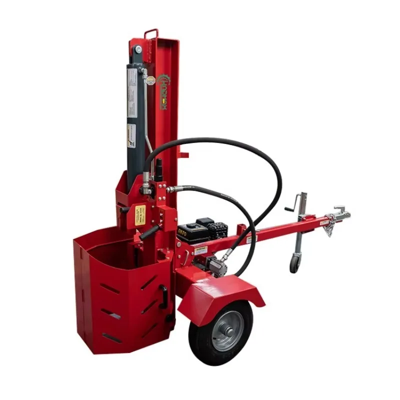 High Power Electric Log Splitter Hydraulic Wood Splitter Heavy Duty Firewood Processor Machine for Commercial Farm Use