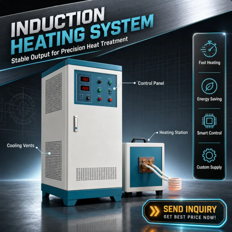 200KW Induction Heating Hardening CNC Scanning Quenching Machine Tool For Big Shaft Axle