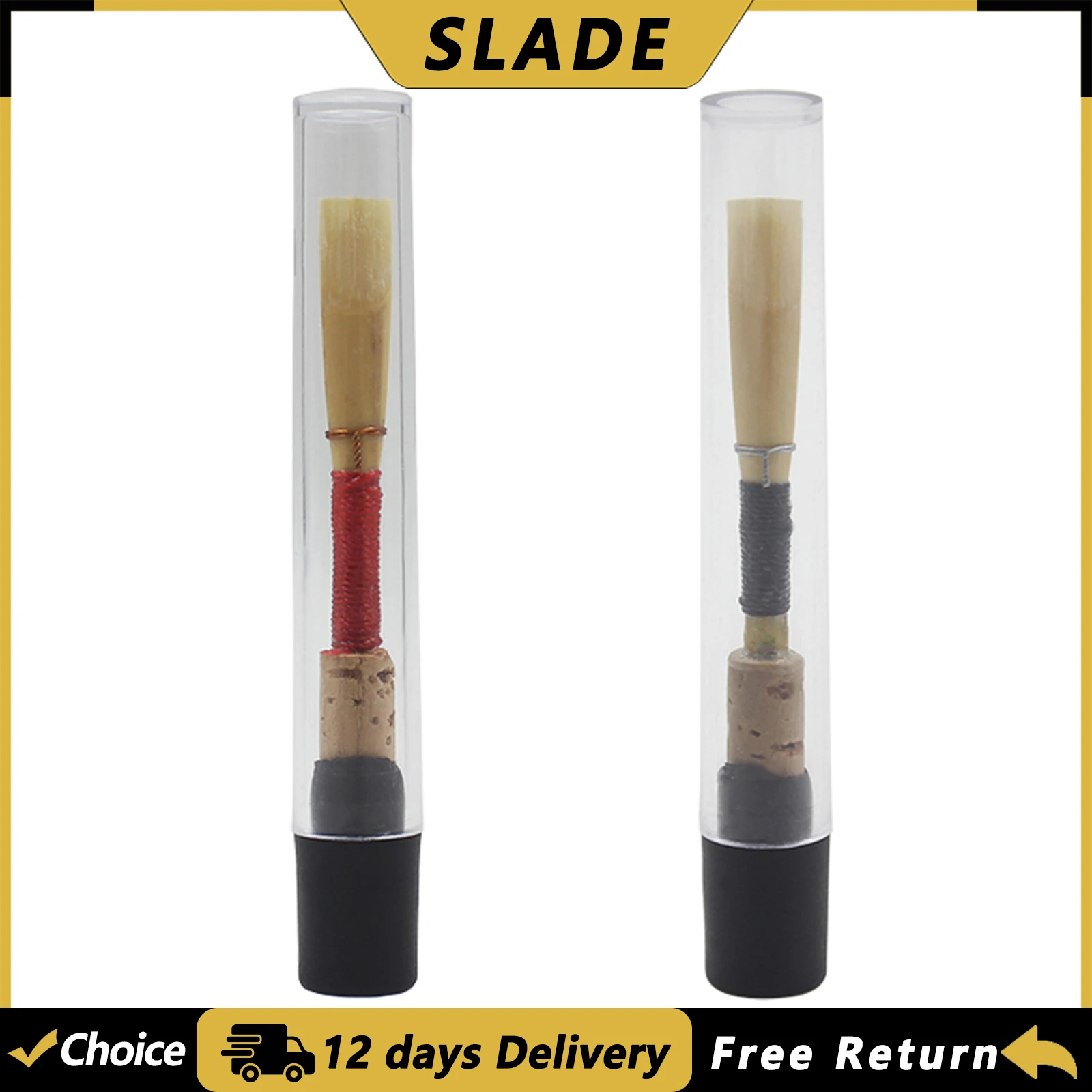 SLADE Oboe Reeds Soft Mouthpiece Handmade Oboe Reed Individually Packaged Woodwinds Instrument Parts Replacement Accessories