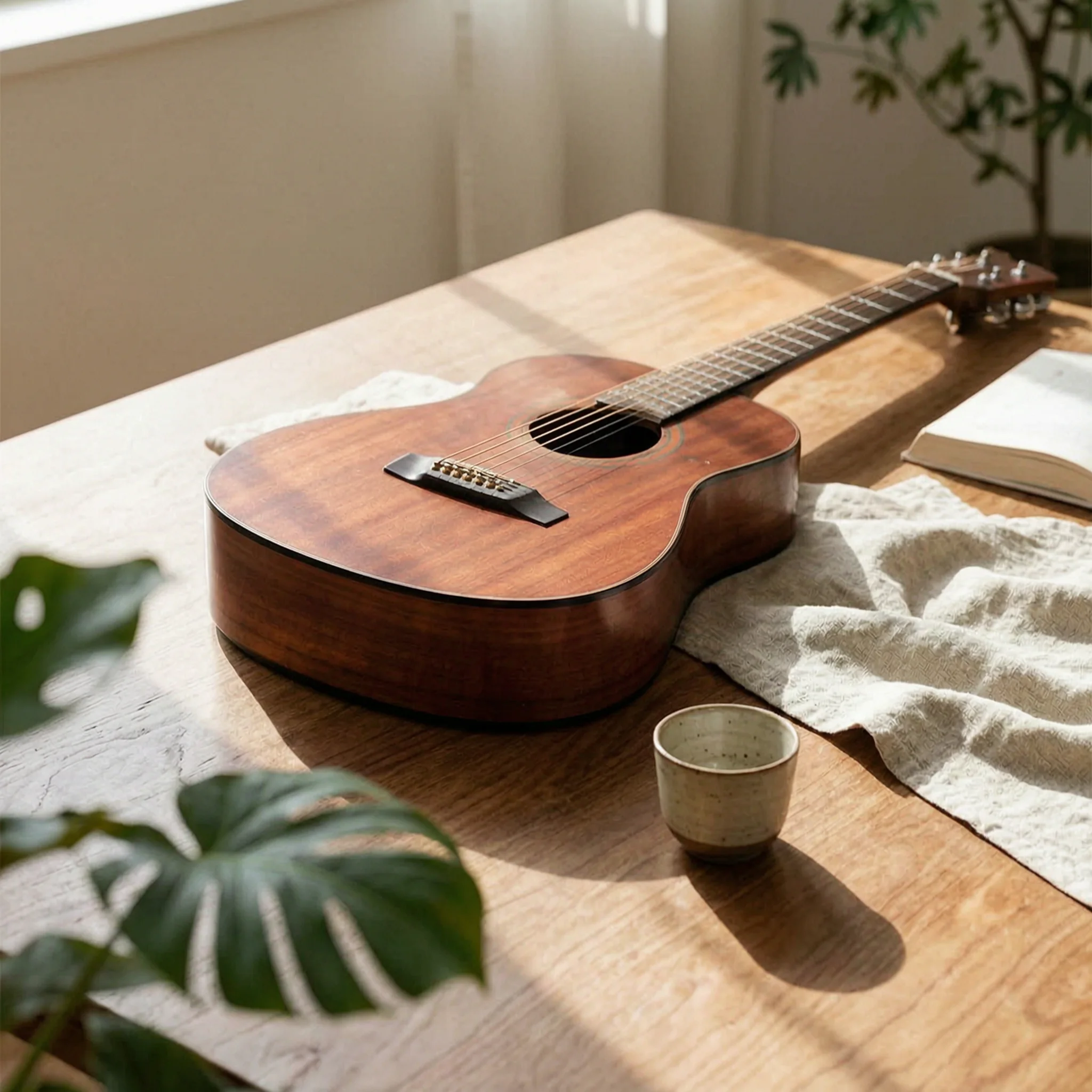 Transparent Guitar Bag Full-Length Zip Classical Guitar Bag Musical Gear Shockproof Base Easy to Carry