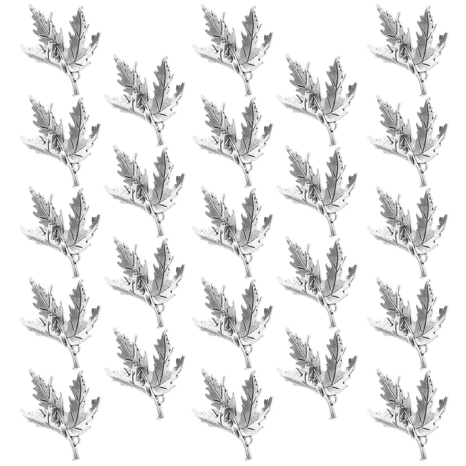 

25 шт., подвески в виде кленового листа, мини-подвески, прочные легкие принадлежности для самостоятельного изготовления ювелирных изделий, ожерелье, браслет, серьги, брелок