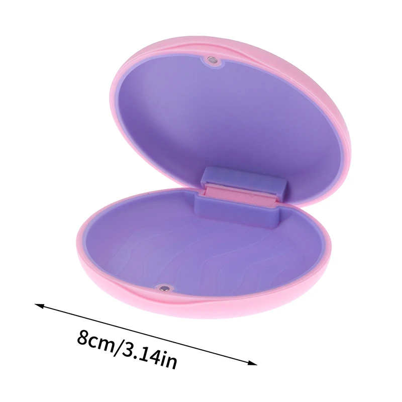 High Quality Orthodontic Retainer Braces Storage Box Soaking Invisible Teeth Denture Cleaning Tooth Storage Portable Belt case