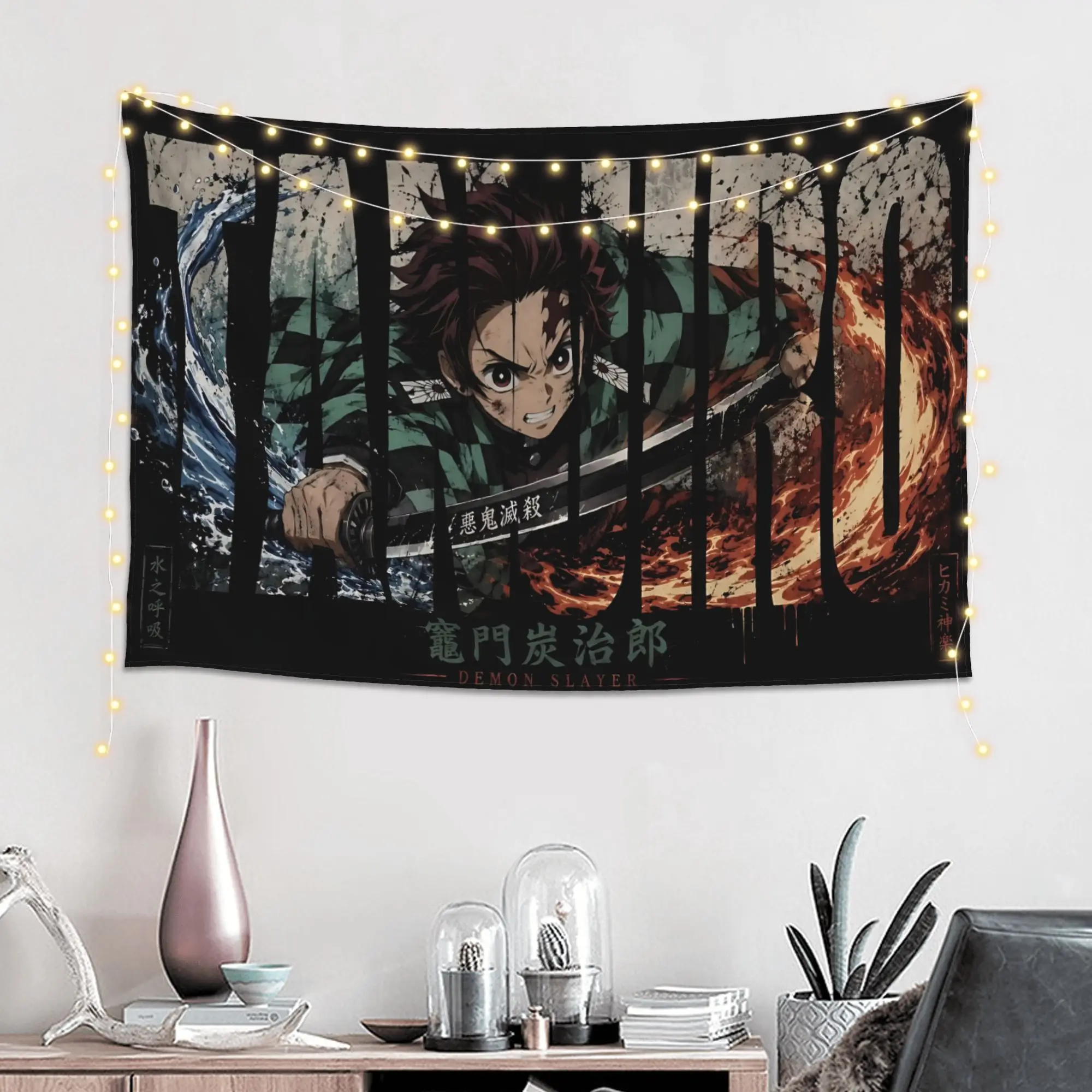 Demon Slayer Cutecore Tapestry Room decoration  Home Decoration Tapestry Decor Accessories Cute Room Decor