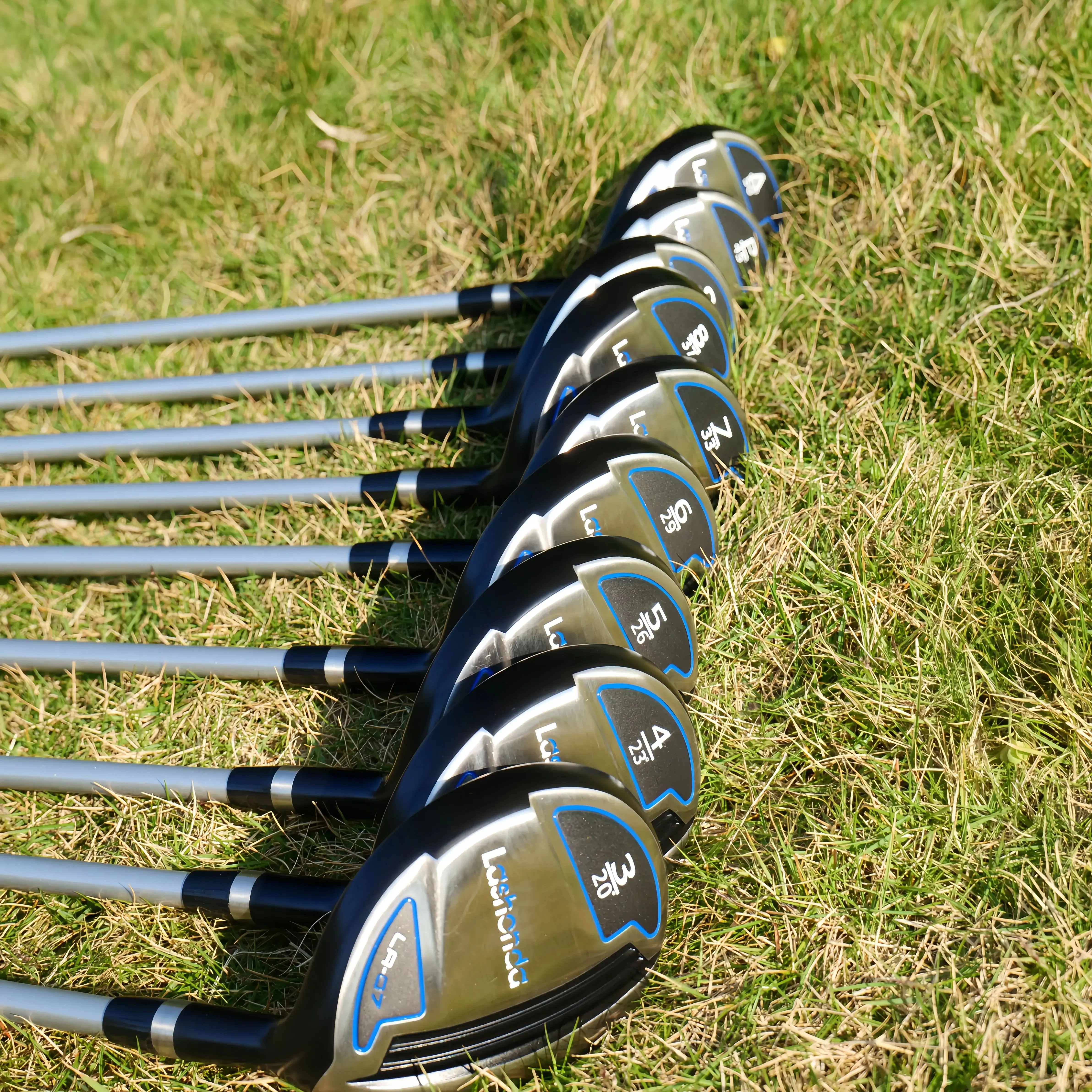 Lashonda LA-07 Golf Hybrid Irons 3-9PA UT Clubs SR Flex Shaft Golf Clubs Low Drag Streamlined Head High Rebound Face Max Distanc