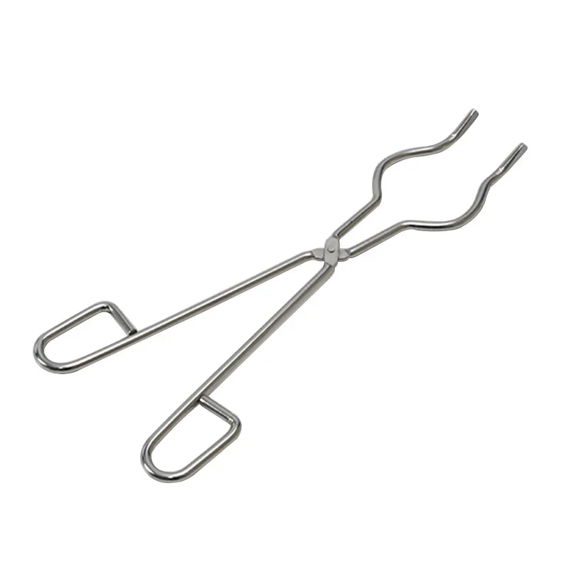 

High Temperature Ceramic Clip Crucible Clamp Fixture Stainless Steel Crucible Pliers Crucible Tongs