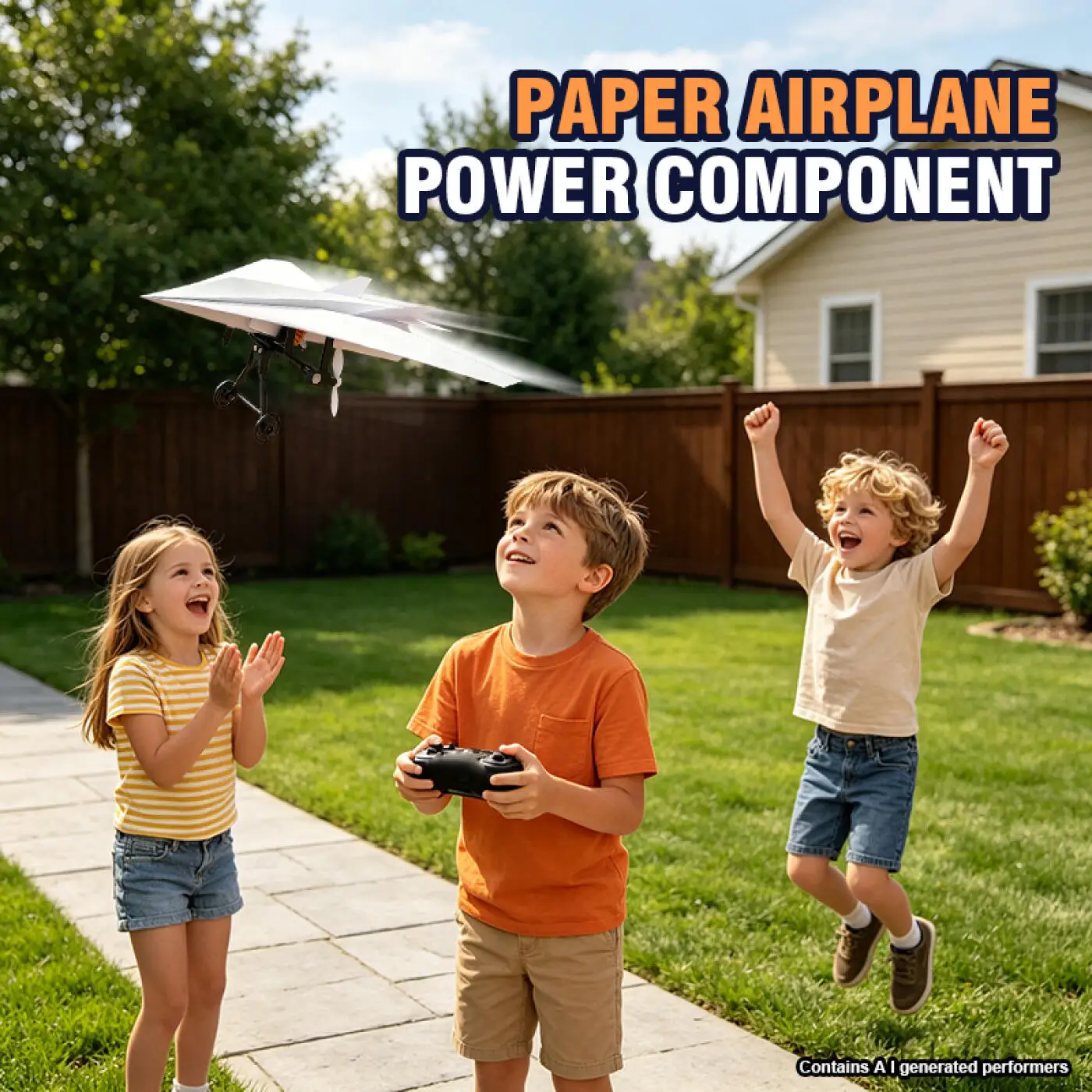 Remote Control Paper Airplane DIY Assembly Remote Accessories Foldable Long Distance Flight Stable Ultras Light Outdoor Toy
