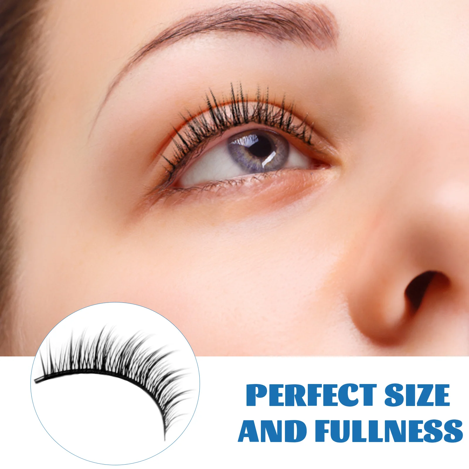 

10Pairs False Lashes Women's Makeup Accessories Simple Elegant Design Wide Application for Ball Wedding Date Night Party Use