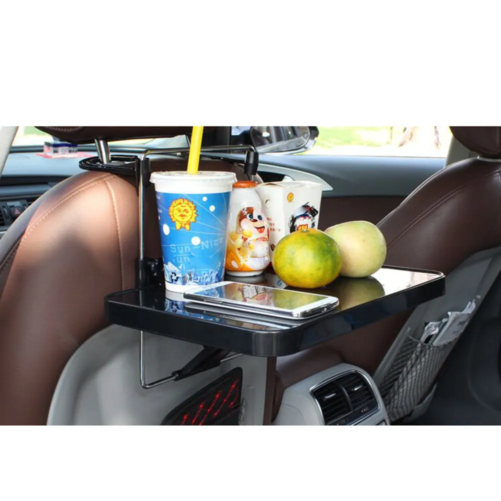 

Portable Folding Car Seat Tray Multi-Functional Laptop Desk Food Drink Holder Compact Slim Design Vehicle Tray