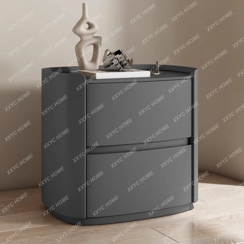 Mesita de noche Premium, 2 mesas de centro pequeñas, caja de almacenamiento creativa, alternativa, luz de lujo para el hogar y el dormitorio