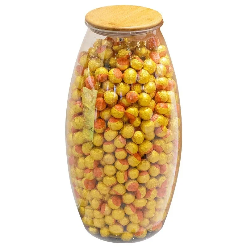 

Acrylic tangerine peel storage tank, display large capacity isinglass medicinal materials Internet celebrity tea can